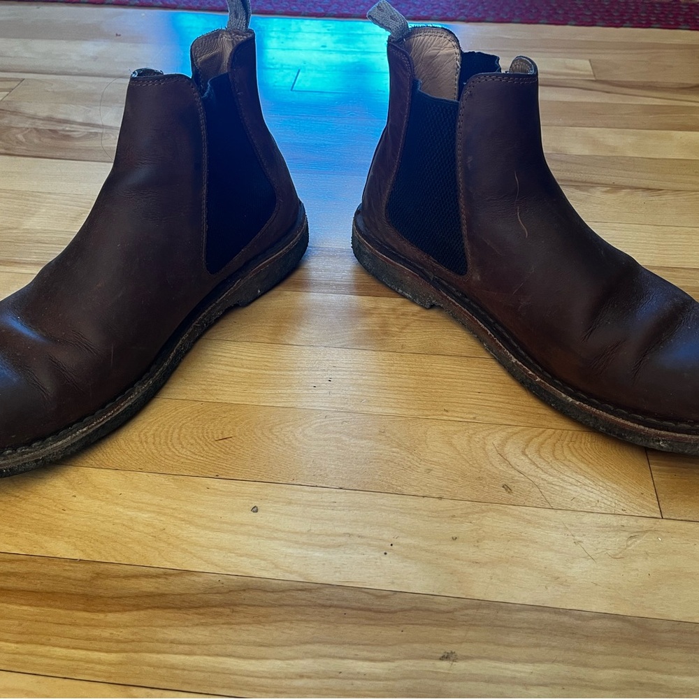 Astorflex Bitflex Classic Men's brown Chelsea Leather Ankle Boot, 11